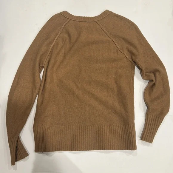 J. Crew Merino Wool Knit Sweater Tan size XS - Picture 4 of 4